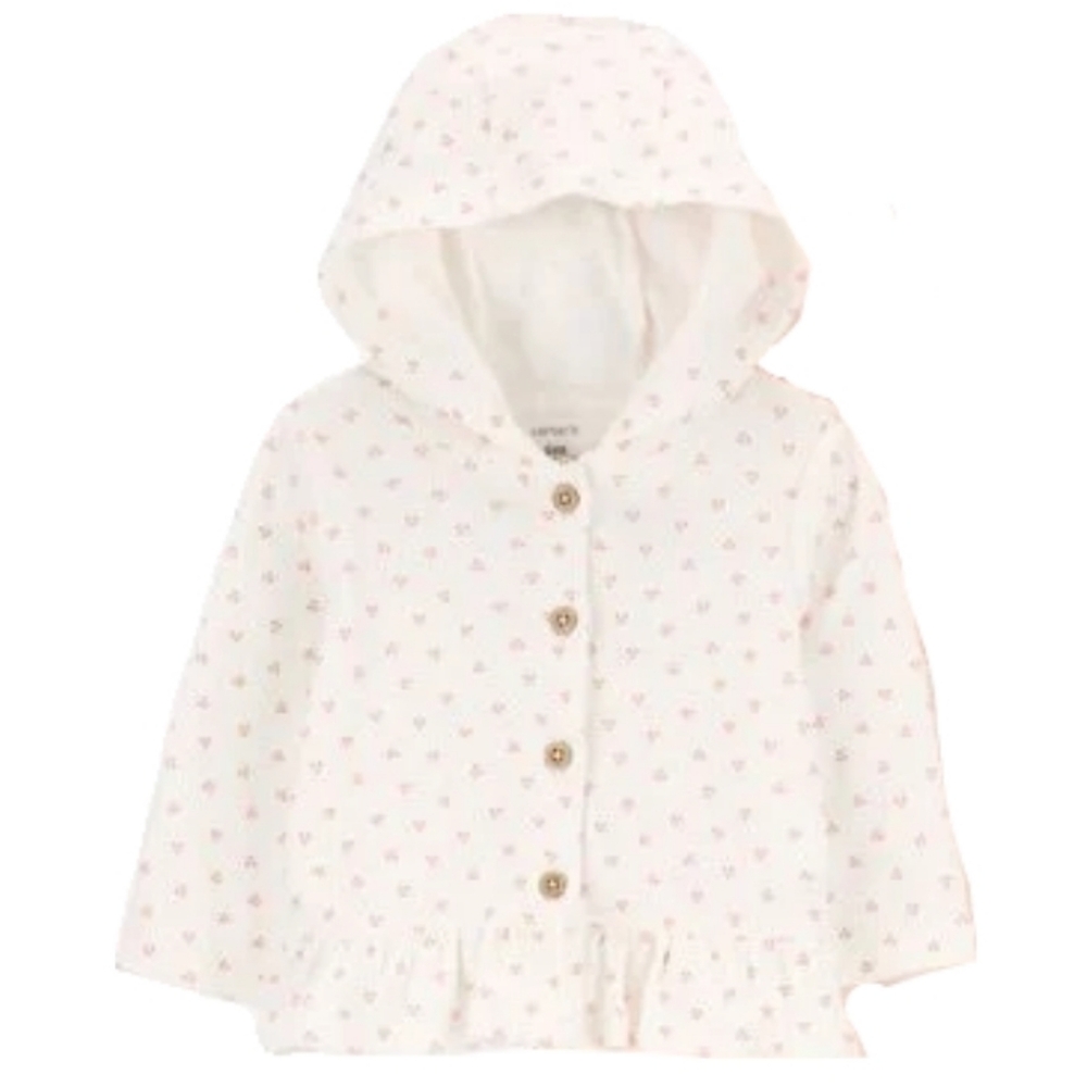 5 for $25 | Carter's Baby Hooded Floral Button Up Cardigan
